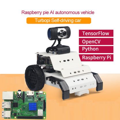 Smart Robot Car Kit TurboPi AI Programmable Robot Car w/ Main Board for Raspberry Pi 3B+ Unfinished