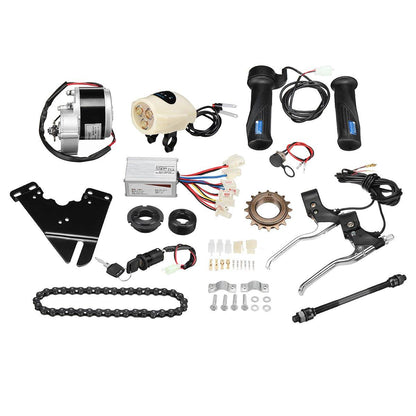 36V 250W Electric Bike Conversion Kit Scooter Motor Controller Kit for 22-28" Ordinary Bike