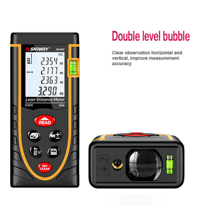 Laser Distance Meter 80M Handheld Digital Laser Rangefinder Diastimeter Tool SW-M80