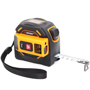 2-In-1 Laser Distance Meter 40m Laser Tape Measure Laser Range Finder Self-Locking SW-TM40