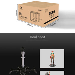 Ender-5 Industrial 3D Printer Printing Size 220*220*300mm w/ Resume Printing Function Unfinished