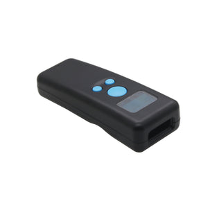1D Barcode Scanner Wireless Bluetooth w/ LCD Display for Android iPhone PC BT Laser Version