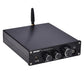 100W*2 Bluetooth HiFi Amplifier DAC Headphone Amplifier Amp BT5.0 PA-01 Black + Power Cord Adapter