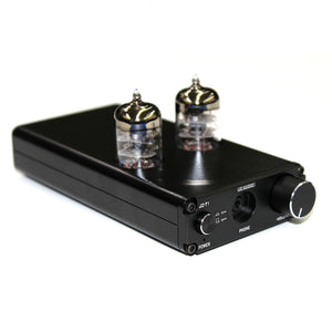 Portable Headphone Amplifier DAC Bluetooth 5.0 DAC 280mW Output w/ Vacuum Tubes JC-T1 Black