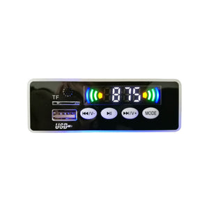 Bluetooth MP3 Decoder Board w/ Color Display Finished Black + 12V Power Cord + Remote Control