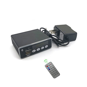 Bluetooth MP3 Decoder Board w/ Color Display Finished Black + 12V Power Cord + Remote Control