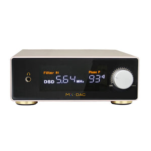 Audio HiFi DAC Decoder Dual AK4497 + Low Phase Noise Clock w/5&quot; Display  MX-DAC Upgraded Version