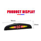 Car LED Display 4 Parking Sensor Reversing Parking System with Audio Buzzer &amp; LED Display