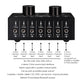 Lossless Audio Input Signal Selector Audio Input Switch 6 IN &amp; 1 OUT Adjustable Output Volume 3.5mm Ports