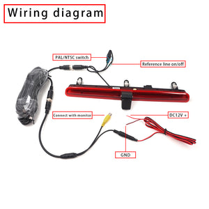 Third Brake Light Camera Rear View Backup Camera For T5 Transporter Single Door After 2016 May