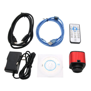 HY-5200 16MP Industrial Microscope Camera HDMI 4K Video Record 1080P HDMI/USB Port Support TF Card