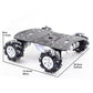 4WD 80mm Mecanum Wheel Robot Car Chassis Kit with DC 12V Encoder Motor for Arduino Raspberry Pi DIY