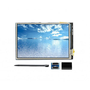 3.5inch HDMI LCD Display Screen Resistive Touch Screen 480x320 IPS Audio Output For 3.5mm Headphone