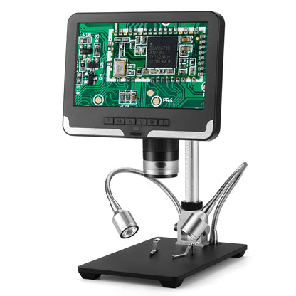 200X Andonstar Digital Microscope 2MP Support Image Reversal w/ Adjustable 7&quot; Display 8 LEDs AD206