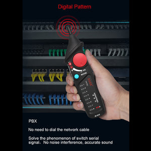 Analog &amp; Digital Mode Network Ethernet Cable Tester Network Cable Tracker Line Finder For RJ45 RJ11