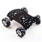 4WD Mecanum Robot Car Smart Car Chassis Kit Load Capacity 10KG w/ 97mm Omni Wheels Unfinished