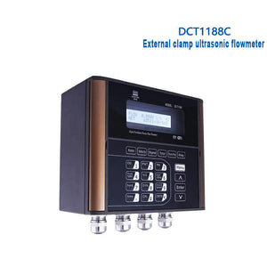 Ultrasonic Flow Meter Clamp On Type Precision Grade 0.5 For Water Liquids 25-5000mm Pipe