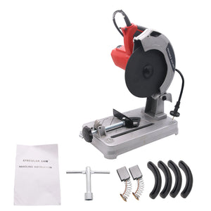 1200W Electric Cut Off Saw No-Load Speed 5200RPM for Cutting Wood Steel LW1201 220V Only