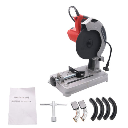 1200W Electric Cut Off Saw No-Load Speed 5200RPM for Cutting Wood Steel LW1201 220V Only