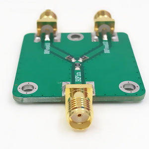 DC-5G RF Power Splitter RF Microwave Resistive Power Divider Splitter 1 to 2 Way