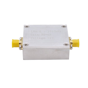 0.1-2000MHz RF Wideband Amplifier Low Noise RF Amplifier Gain 32dB High Frequency Amplifier