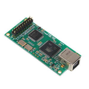 USB Digital Interface I2S SPDIF DSD256 Output Fit For Amanero Interface Green PCB