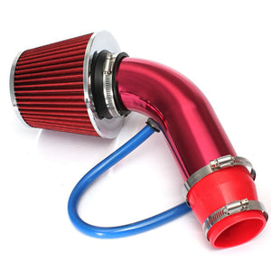 76mm/3" Car Cold Air Intake Filter Kit Aluminum Induction Kit Pipe Hose System XH-UN058