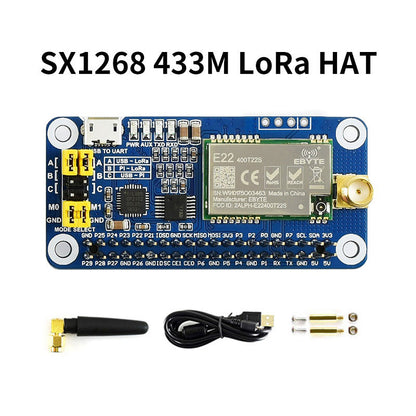 Wireless Module For Raspberry Pi LoRa Board LoRa Module SX1268 433M LoRa HAT