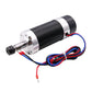 ER11 Brushless Spindle 500W + Clamp Base + WS55-220 BLDC Motor Driver Controller