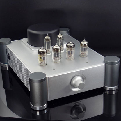 Vacuum Tube Preamplifier Tube Preamp 20Hz-30KHz Frequency Response with 6N4+12AU7 Tubes Assembled