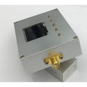 100KHz-500MHz RF Power Meter Settable RF Power Attenuation Value CNC Shell 0.96&quot; OLED RF-500-V2.0