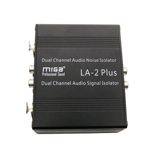 LA-2PLUS Audio Signal Isolator Speaker Tester Audio Noise Isolator Aluminum Housing