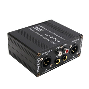 LA-2PLUS Audio Signal Isolator Speaker Tester Audio Noise Isolator Aluminum Housing