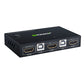 2 Port HDMI KVM Switch 2 IN 1 OUT 4K*2K 30Hz For Dual PC Hosts AM-KM201 Black