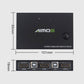 2 Port HDMI KVM Switch 2 IN 1 OUT 4K*2K 30Hz For Dual PC Hosts AM-KM201 Black