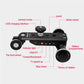 3-Wheel Auto Dolly Car Motorized Video Slider 5 Speeds Max. Load 4KG For DSLR Smartphone PPL-06S PRO