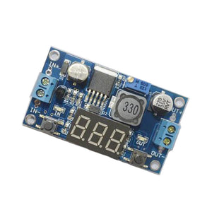 DC-DC Buck Step Down Voltage Regulator Module with Voltmeter 4.0-40V to 1.25V-37V LM2596