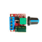 PWM DC Motor Speed Controller 4.5V-35V 5A PWM Speed Controller with Switch LED Dimmer