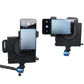 82mm Mini Portable Inscriber Mobile Teleprompter Artifact Video with Adapter Rings Remote Control for Mobile Phone &amp; Camera