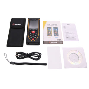 80m Laser Distance Meter Digital Laser Rangefinder Voice Broadcast For Indoors Outdoors Uses SW-Q80