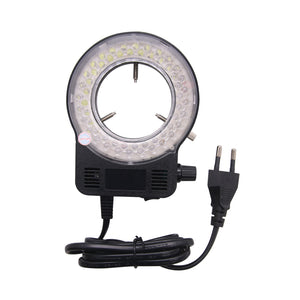 Microscope LED Ring Light 144LEDs Adjustable Ring Light Lamp Illuminator MIC-209
