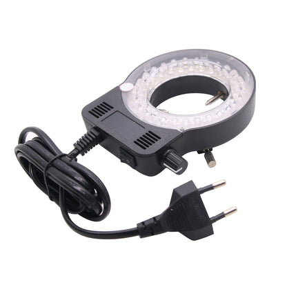 Microscope LED Ring Light 144LEDs Adjustable Ring Light Lamp Illuminator MIC-209