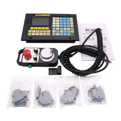 4Axis CNC Controller Kit MPG Pendant Handwheel w/Emergency Stop +  4-Axis CNC Controller XC609MD
