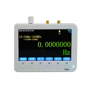 50Hz-4GHz RF Frequency Meter Portable Frequency Counter For AT Command w/ 5&quot; Color Display FC-4000-AT
