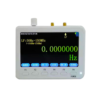 50Hz-4GHz RF Frequency Meter Portable Frequency Counter For AT Command w/ 5&quot; Color Display FC-4000-AT