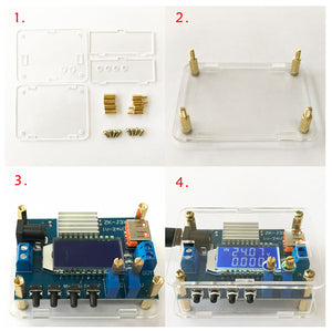 3A DC Step Down Module Adjustable Buck Converter High Precision 5-27V to 1-24V CV CC Unassembled