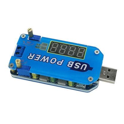 15W 2A USB Buck Boost Converter Adjustable Step Up Down Power Supply Module with Shell Assembled