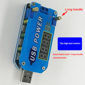 15W 2A USB Buck Boost Converter Adjustable Step Up Down Power Supply Module with Shell Assembled