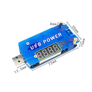 15W USB Buck Boost Converter Adjustable Step Up Down Power Supply Module Quick Charger