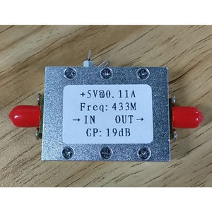 433M RF Low Noise Amplifier LNA Receiver Amplifier with CNC Aluminum Alloy Shell